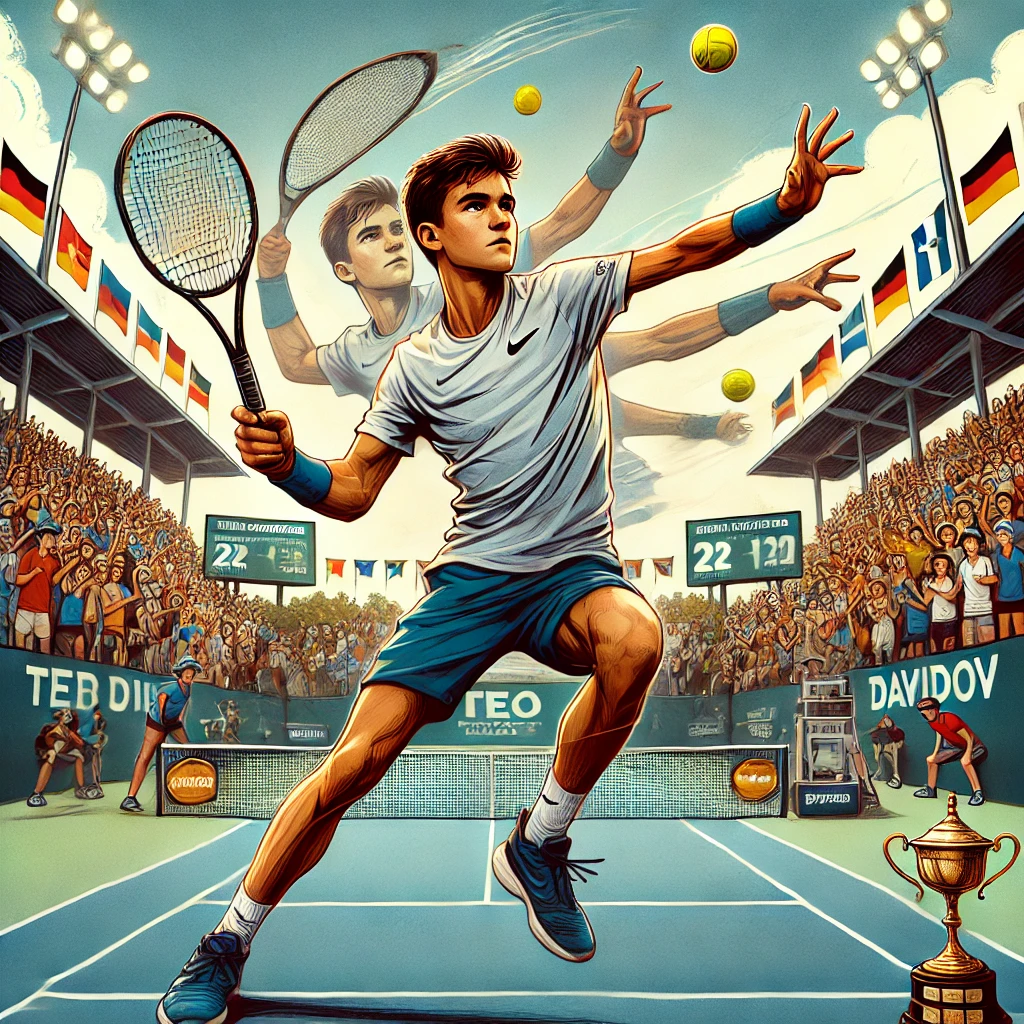 Latest Results by Teo Davidov, the Ambidextrous Junior Tennis Sensation