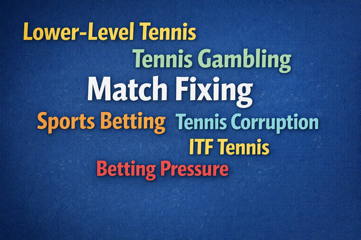 Why Lower-Level Tennis Players Are Vulnerable to Gambling Pressure