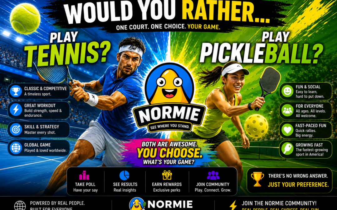 Would You Rather Play Tennis… or Pickleball?