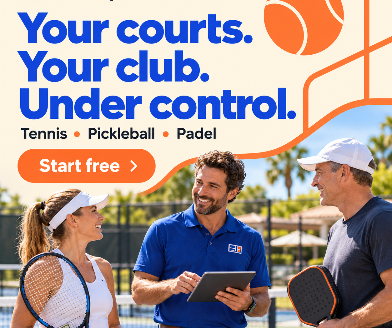 Your Courts. Your Club. Under Control.