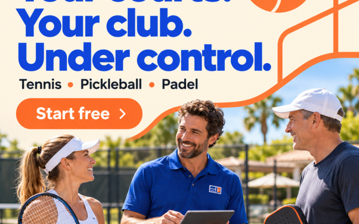 Your Courts. Your Club. Under Control.